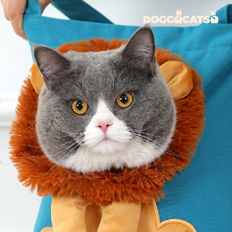 The DOGGOCATSO™ Lion-shape Cat Shoulder Bag