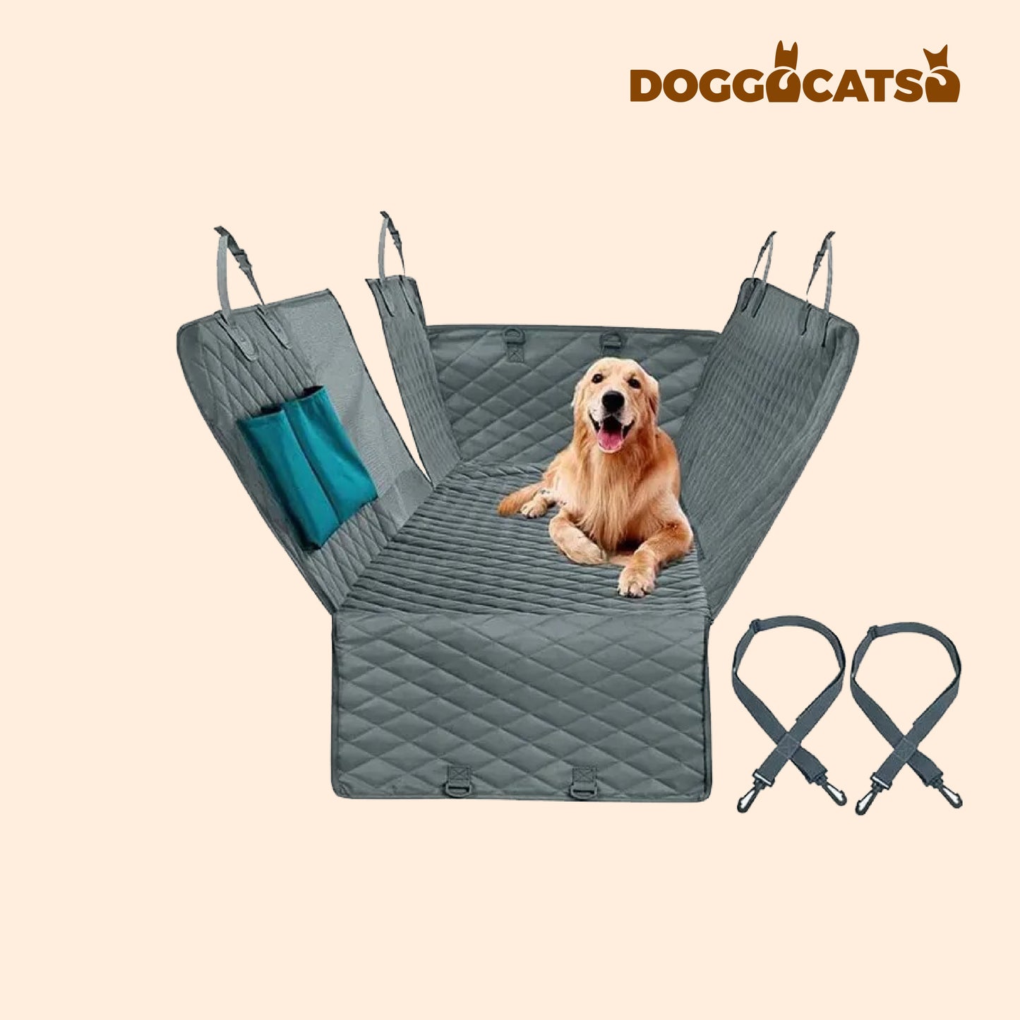 The DOGGOCATSO™ Waterproof Non-Slip Car Seat Cover (+FREE SAFETY BELT!)